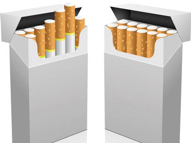 Standardised plain packaging of cigarettes