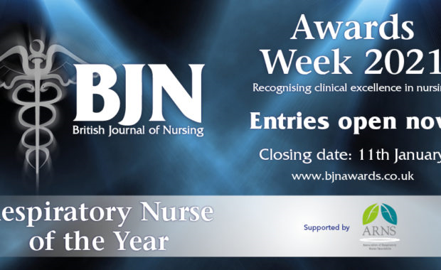 BJN Respiratory Nurse of the Year award