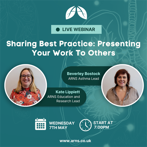 ARNS Webinar - Sharing Best Practice: Presenting Your Work To Others